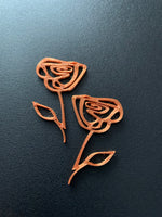 Load image into Gallery viewer, Rose earrings
