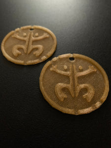 Coqui emblem earrings