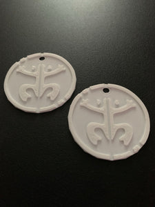 Coqui emblem earrings