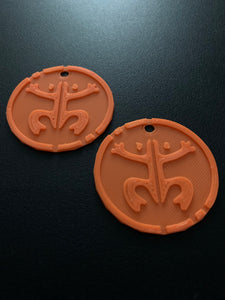 Coqui emblem earrings