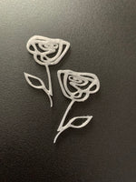 Load image into Gallery viewer, Rose earrings
